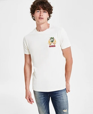 Guess Men's High Grade Palm Logo Graphic T-Shirt