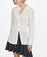 Mango Women's Bow Detail Shirt