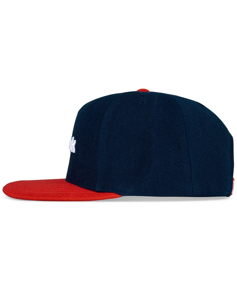 Reebok Men's Logo Embroidered Flat-Brim Snapback Hat
