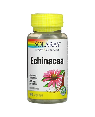 Solaray Echinacea 450 mg - 100 VegCaps - Assorted Pre