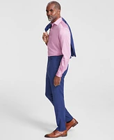 Nick Graham Men's Slim-Fit Windowpane Check Suit