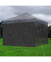 Instahibit Sidewall UV30+ Fits 10x10ft Canopy Outdoor Picnic 1 Piece Yard Patio