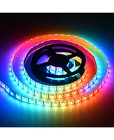 Yescom 6.6 Ft Led Strip Light Extension Color Changing Voice Music Interact Wifi Wall