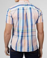 Ben Sherman Men's Seersucker Check Short Sleeve Shirt