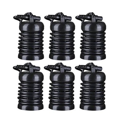 Yescom 6 Pcs Round Arrays for Ionic Detox Foot Bath Spa Cleanse Machine Replacement Array Black