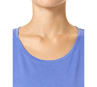 Hue Women's Solid Short-Sleeve Scoop-Neck Sleep Tee