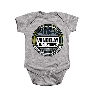 Seinfeld Baby Girls Baby Vendelay Logo Snapsuit