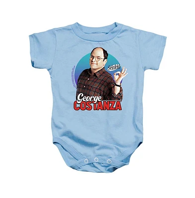 Seinfeld Baby Girls George Snapsuit