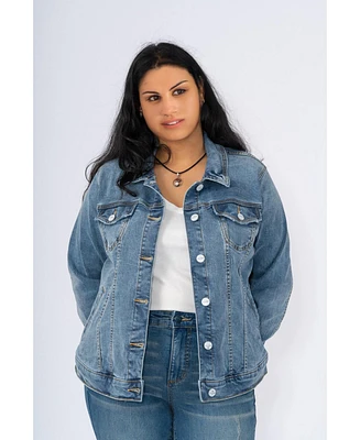 Slink Jeans Plus Denim Jacket