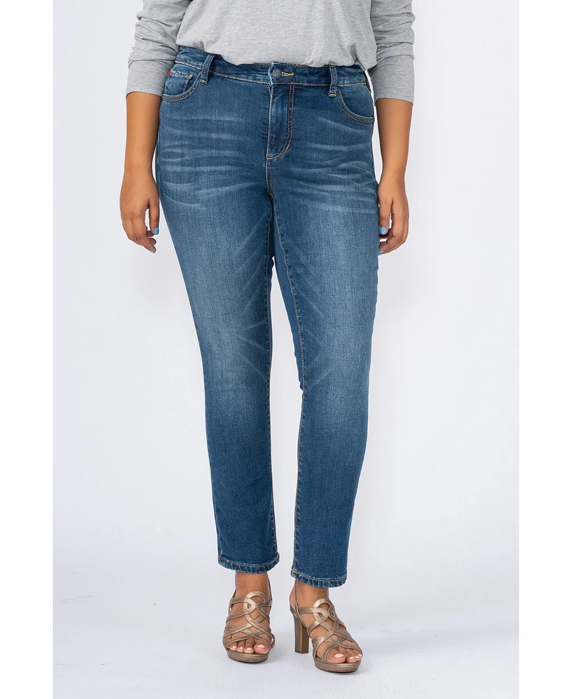 Slink Jeans Plus High Rise Ankle Skinny