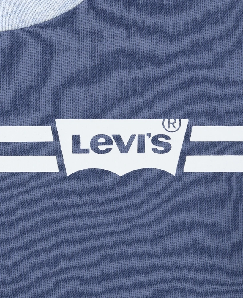 Levi's Baby Boys Batwing Stripe Tee and Cargo Shorts Set