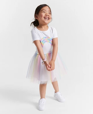 Epic Threads Toddler Girls Rainbow Tulle Dress, Created for Macy's