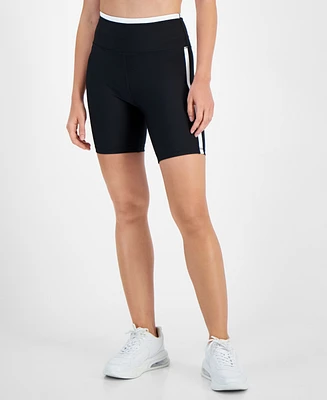 Id Ideology Women's Ribbed Bike Shorts, Created for Macy's