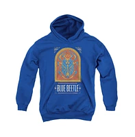 Blue Beetle Boys Youth Archway Pull Over Hoodie / Hooded Sweatshirt