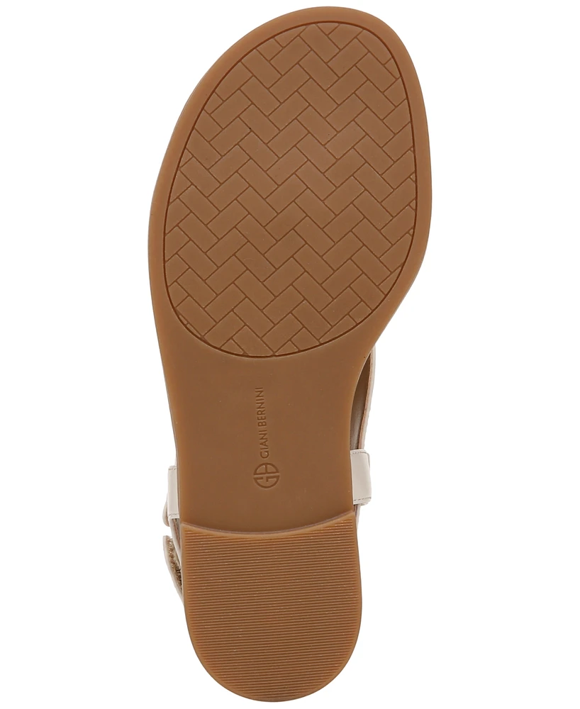 Giani Bernini Women's Nennie Memory Foam Thong Flat Sandals, Created for Macy's