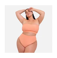 Rebdolls Plus Size Essential High Waist Bikini Bottom