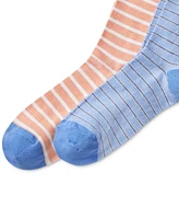 Polo Ralph Lauren Men's 2-Pk. Oxford Striped Slack Socks