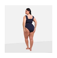 Rebdolls Plus Size Essential High Waist Bikini Bottom