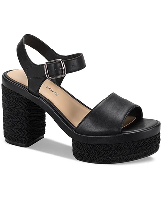 Sun + Stone Women's Edisonn Block Heel Espadrille Platform Sandals, Created for Macy's