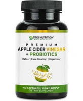 Trio Nutrition Apple Cider Vinegar Capsules, Billions of Multi