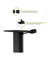 Kanto SP26PL 26" Bookshelf Speaker Stands with Rotating Top Plates and Cable Management - Pair