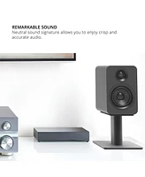 Kanto YUP4 Passive Bookshelf Speakers with 1" Silk Dome Tweeter and 4" Kevlar Woofer - Pair
