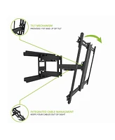 Kanto PDX650SG Stainless Steel Full-Motion Dual Stud Outdoor Tv Mount for 37" - 75" TVs
