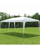 Sugift 20 Ft. W x 10 Ft. D Wedding Party Tent Canopy with 4 Side Walls