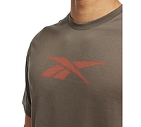 Reebok Men's Vector Performance Short Sleeve Logo Graphic T-Shirt