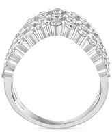 Effy Diamond Triple Row Contour Ring (1-1/5 ct. t.w.) in 14k White Gold