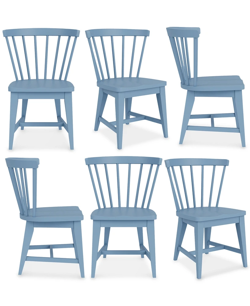 Catriona 6 Pc. Wood Side Chair Set