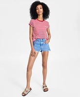 Levi's Women's 501 Button Fly Cotton High-Rise Denim Shorts