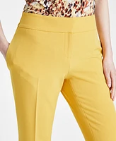 Kasper Petite Slim Straight-Leg Trousers