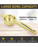 Zulay Kitchen Handheld Heavy Duty Citrus Juicer & Lemon With Curved Handle