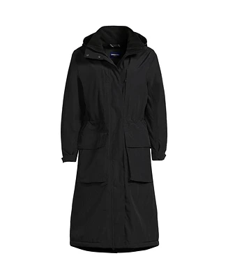 Lands' End Petite Squall Waterproof Insulated Winter Stadium Maxi Coat