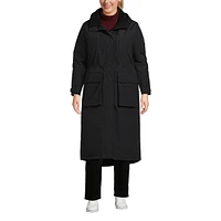 Lands' End Plus Squall Waterproof Insulated Winter Stadium Maxi Coat