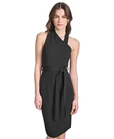 Calvin Klein Women's Belted Sheath Dress