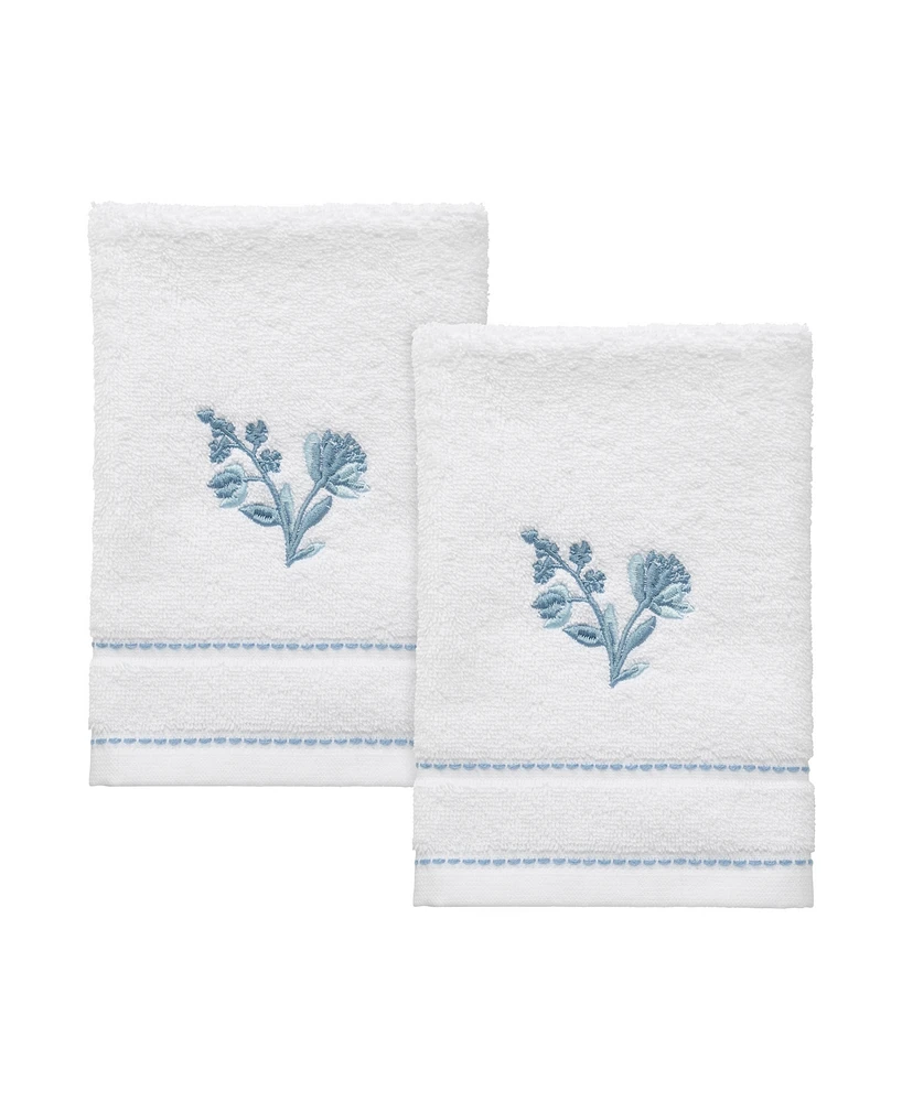 Izod Mystic Floral 2-Pc. Fingertip Towel Set, 11" x 18"