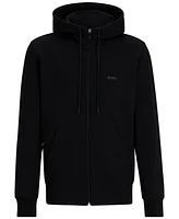 Boss by Hugo Men's Logo Print Zip-Up Hoodie