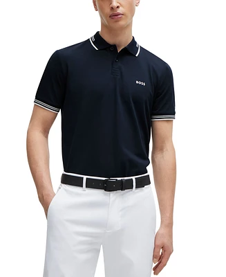 Boss by Hugo Men's Branded Slim-Fit Polo Shirt