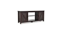 Slickblue 59 Inches Tv Stand Media Console Center with Storage Cabinet