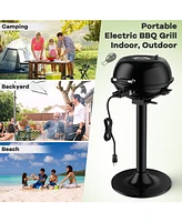 1600W Portable Electric Bbq Grill with Removable Non-Stick Rack