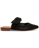 Lucky Brand Women's Grenaldie Woven Bow Flat Mules