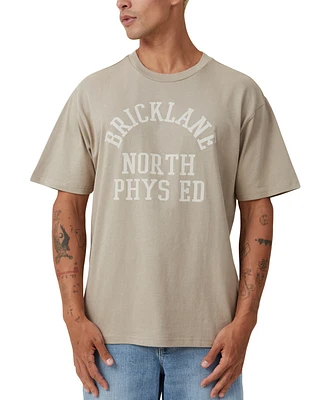 Cotton On Men's Loose Fit College T-Shirt