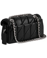 Coach Quilted Leather Tabby Chain Shoulder Bag 20