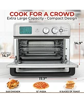 Zulay Kitchen Air Fryer Toaster Oven with 21 Functions