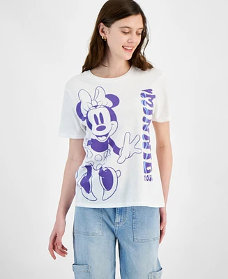 Disney Juniors' Wavy Minnie Mouse Graphic T-Shirt