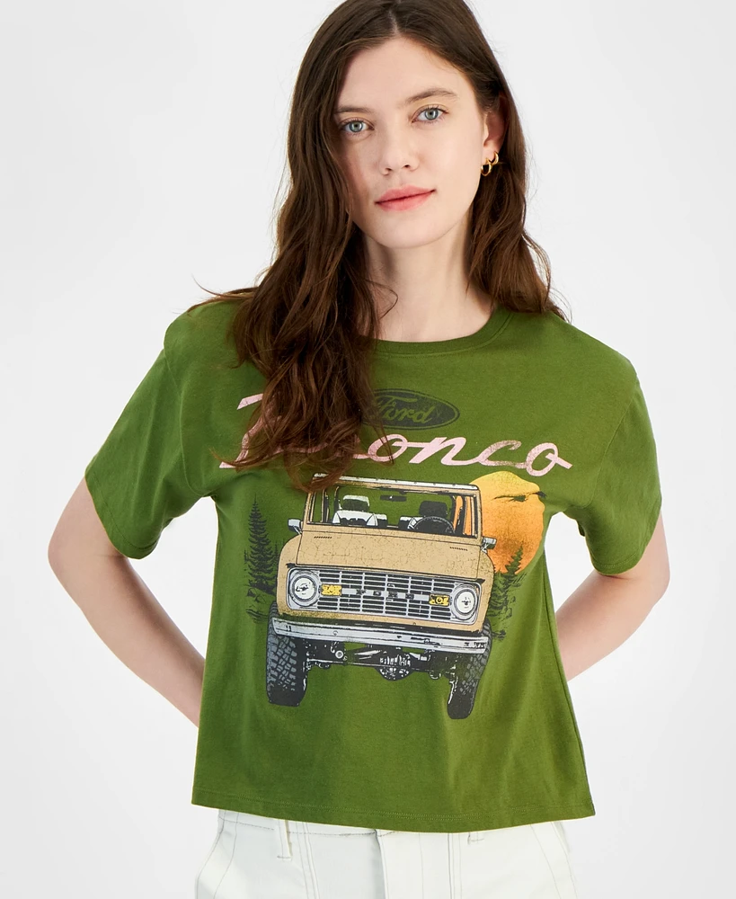 Love Tribe Juniors' Ford Bronco Graphic T-Shirt