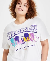 Disney Trendy Plus Mickey Mouse Graphic Print T-Shirt