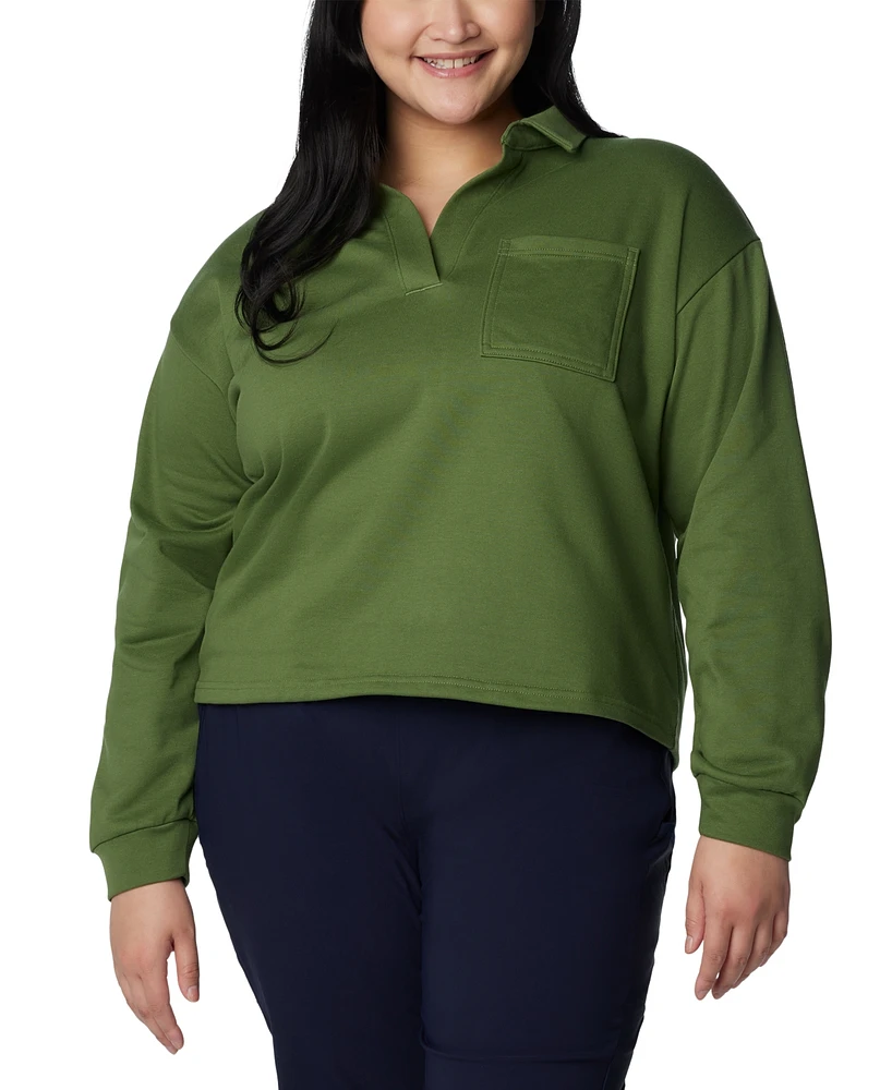 Columbia Plus Trek Collared Long-Sleeve Top